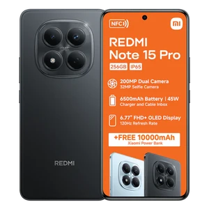 Redmi Note 15 Pro 4G 256GB Dual SIM (Black)