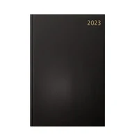 Treeline A4 2023 Page-A-Day Diary Planner Journal - Black