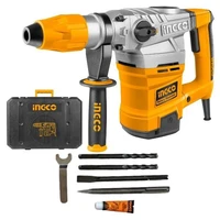 Ingco RH16008 1600W Rotary Hammer Drill Including Accessories and Carry Case