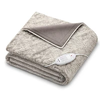 Beurer Cozy Heated Over Blanket - HD 75 Nordic New - Light Grey