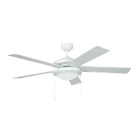Bright Star FCF004 WHITE Ceiling Fan with Light