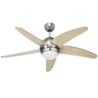 Bright Star FCF007 SATIN Ceiling Fan with Light
