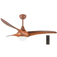 Bright Star FCF048 WOOD Ceiling Fan with Light