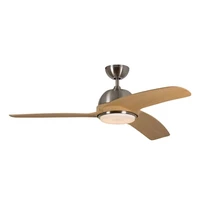 3 Blade Light Wood Fan with LED Luminaire