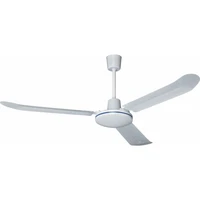 Sunbeam White Industrial Controlled Ceiling Fan with Wall Mount control box