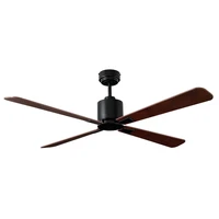Timber Fans Mahogany Remote Controlled 1.3m Ceiling Fan