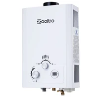 Zooltro 12L Indoor Outdoor Instant LP Gas Geyser with LCD Display