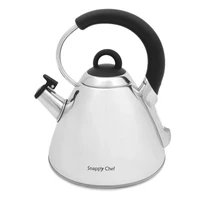 Snappy Chef 2.2 Litre Whistling Kettle (Silver)