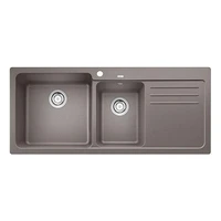 BLANCO Naya 8 S Silgranit™ Double Bowl Sink - Alu Metallic