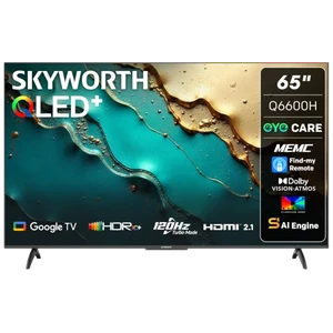 Skyworth 65-inch QLED 4K Google TV - 65Q6600H