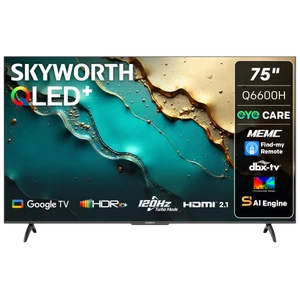 Skyworth 75-inch QLED 4K Google TV - 75Q6600H