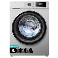 Hisense 8kg Front Loader Washing Machine with Inverter (Silver)