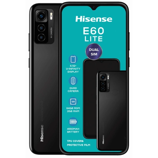 Hisense E60 Lite Dual SIM (Black)
