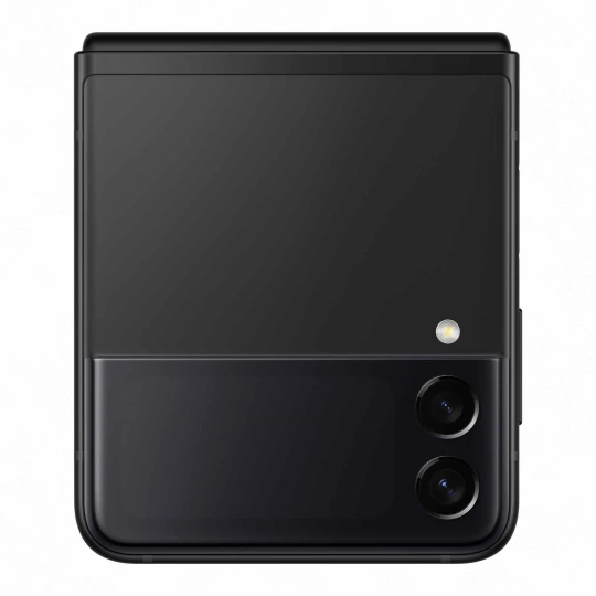 Samsung Galaxy Z Flip 3 black folded front