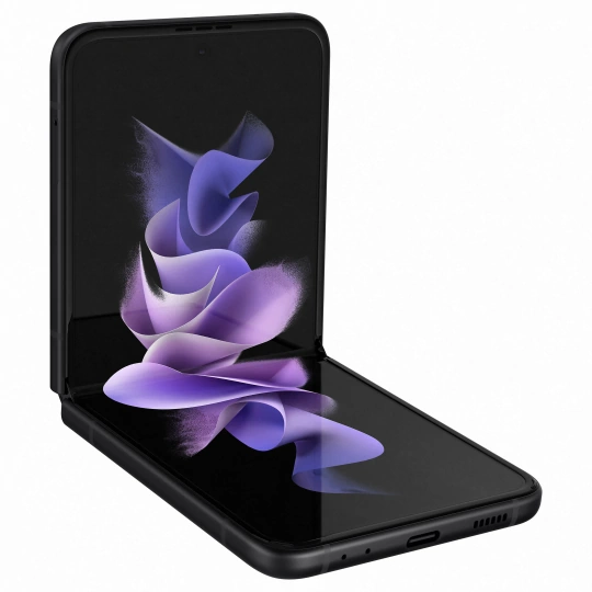 Samsung Galaxy Z Flip 3 black table top
