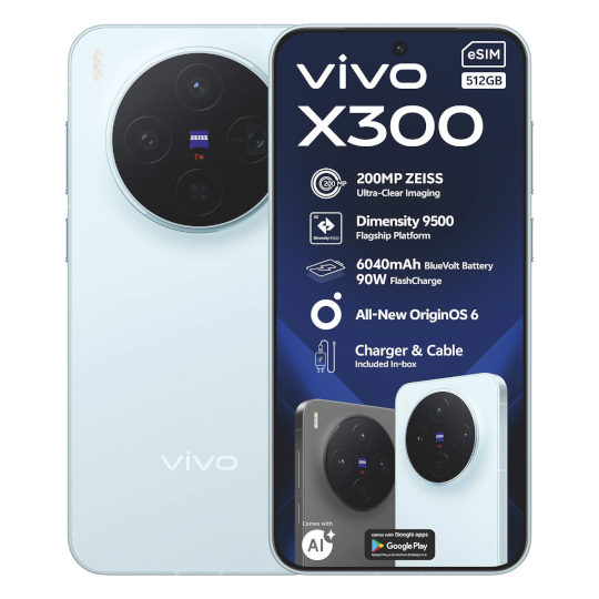 Vivo X300 5G Dual SIM (Blue)