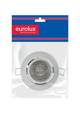 Eurolux Downlight Gu10 Par16 50W 220V White (Pp)