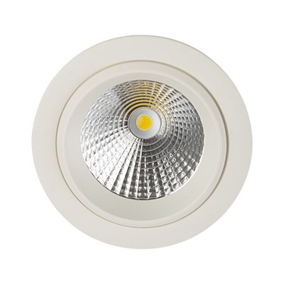 Radiant Down Light Die Cast White Led 6W Dimmable C/O 80Mm
