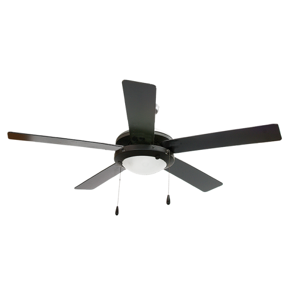 Bright Star FCF004 BLACK Ceiling Fan With Light