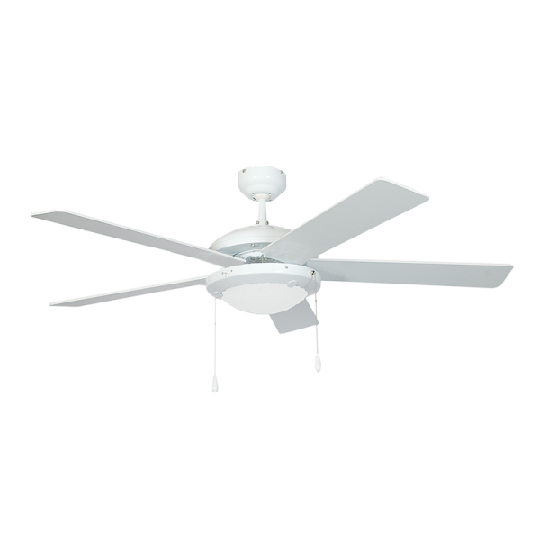 Bright Star FCF004 WHITE Ceiling Fan with Light