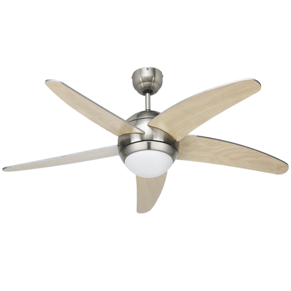 Bright Star FCF007 SATIN Ceiling Fan with Light