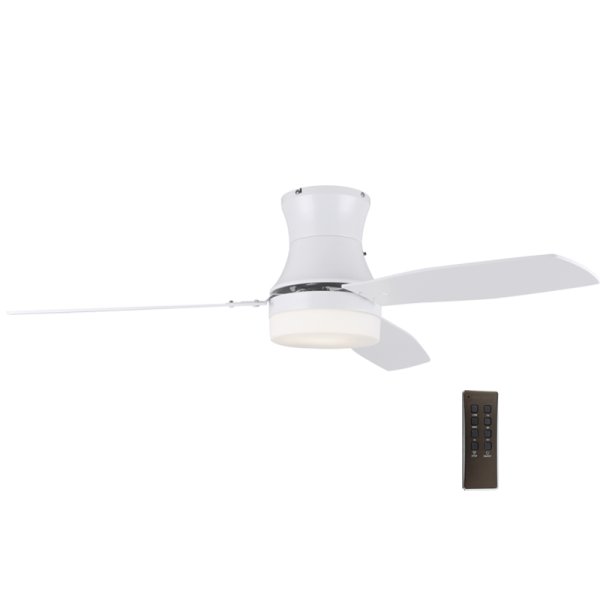 Bright Star FCF013 WHITE Ceiling Fan with Lights