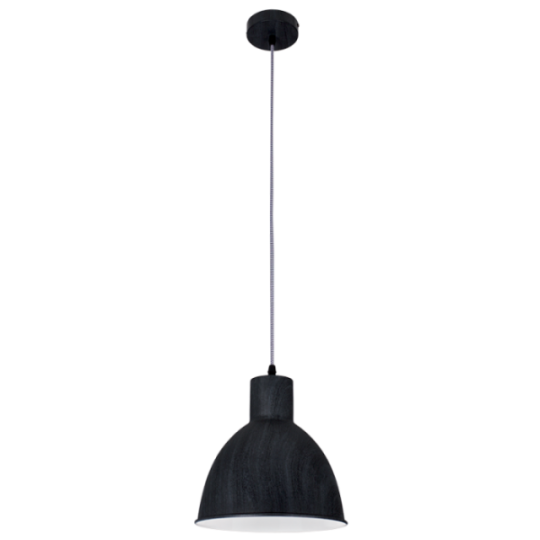 Bright Star Blair Dark Wood Grain Finish Pendant Light