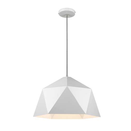 Bright Star Adamina White Pendant Light