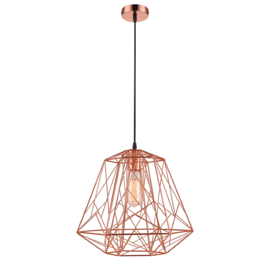 Bright Star Ann Maze Copper Pendant Light